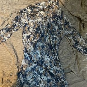 100 percent polyester with a suede belt!